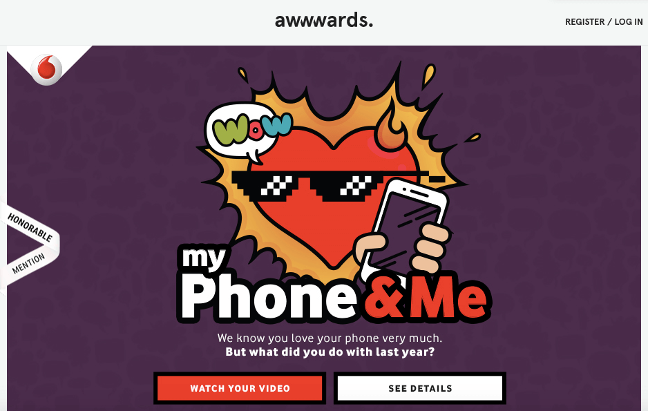 My Phone & Me landing page screenshot My Phone & Me landing page screenshot